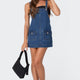 Denim-Minikleid Blau Damen