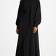 Abaya Set 3-teilig Stretch Schwarz – Damen
