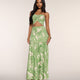 Maxikleid schulterfrei Cut-out Damen