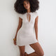 Minikleid Bodycon Weiß Damen