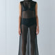 Maxikleid Cut-out Schwarz Damen