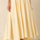 Maxikleid drapiert Gelb Damen
