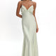 Maxikleid mit Strass Oliv Damen