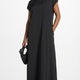 Unterkleid Kurzarm Schwarz – Innenlage Maxikleid
