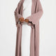 Abaya verziert Nada Beige – Damen